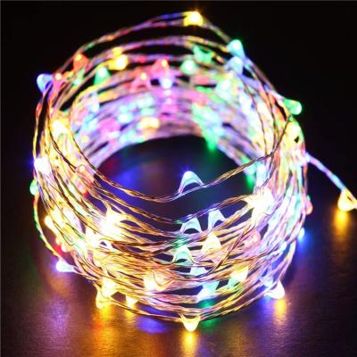 China Battery Operated Micro PVC Fairy Lights Copper Wire And Copper Wire LED Copper Wire Light for sale