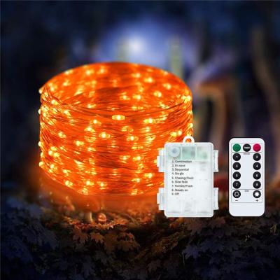 China Copper Wire Lights Custom High Quality LED Button Mini Copper Wire LED Fairy String Battery Operated Halloween Light for sale