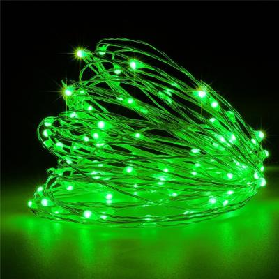 China PVC and Copper Wire 5M/10M/100M Outdoor Wedding for Christmas Mini Fairy LED Copper/Silver Wire String Lights for sale