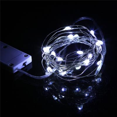 China Copper Wire Lights Wedding Christmas Decoration Fairy Starry String Lights Battery Operated Copper Wire Lights Firefly Lights For DIY for sale