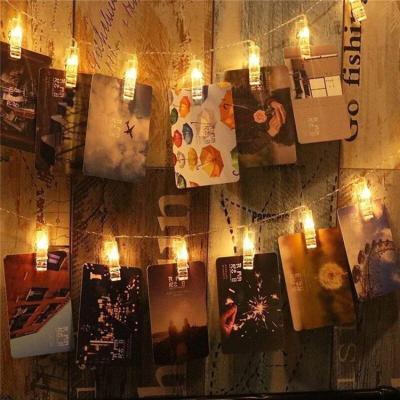 China Photo Clip String Lights Photo Clip String Lights / LED Light Battery Operated Photo Clip for sale