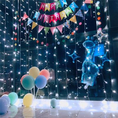 China Connectable led string lightWindows color curtain string light Wedding Solar Garden Party Wedding Stage / Led Christmas Light for sale