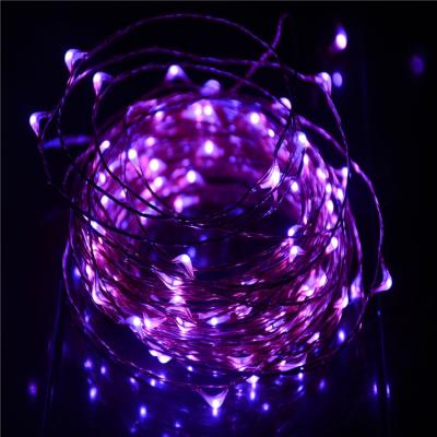 China Decorative PVC And Copper Wire Battery Operated Waterproof Outdoor Star Led Fairy Curtain String Lights Christmas Led Fairy Lights for sale