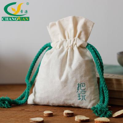 Китай Мешок Drawstring хлопка 100% естественный продается