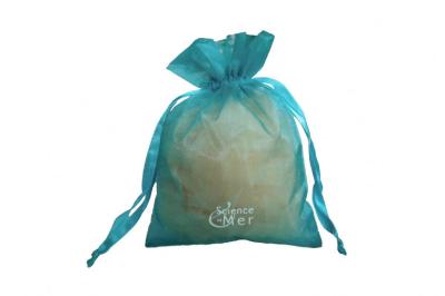 China Small Ribbon Organza Bags With Logo , Recyclable Organza Jewelry Bags for sale