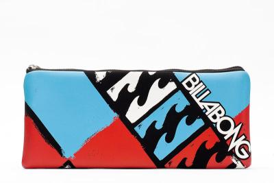 China Billabong 3mm office neoprene pencil case with zipper closure for sale