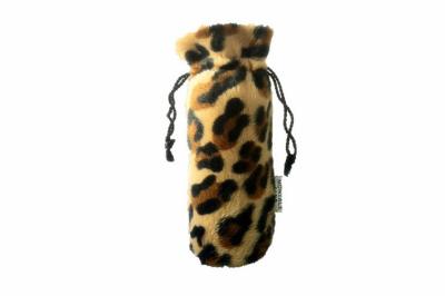 China Cord Leather Drawstring Pouch Leopard Print For Perfume / Gift for sale