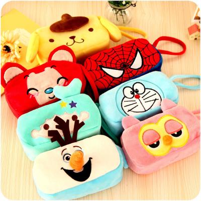 China Frozen Olaf Cartoon Plush Pencil Case Animal Zipper Pencil Pouch For Promotion Gifts for sale