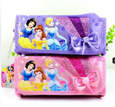 China Disney Princess Plush Pencil Case Animal Zipper Pencil Pouch For Promotion Gifts for sale