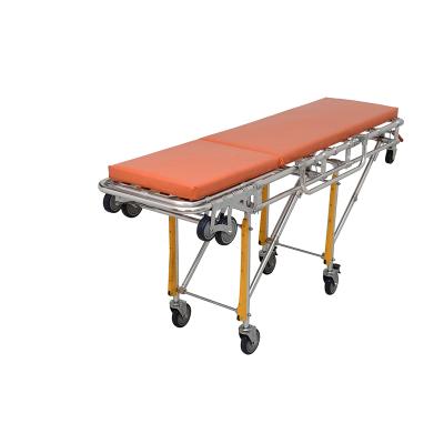 China Aluminum First Aid Aluminum Alloy Ambulance Auto Loading Stretcher for sale