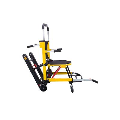 China Manual Medical Foldable Electric Stair Chair Climbing Hospital Trolley Stretcher For Emergency Rescue for sale