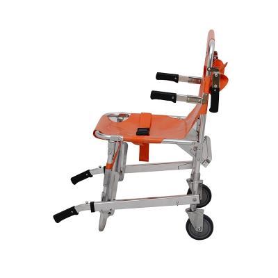 China Stair Aluminum Alloy Emergency Hospital Stair Chair Aluminum Folding Transport Medical Stretcher for sale