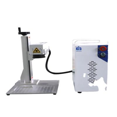 China Water Cooled ID Card Fiber Optic Laser Engraving 50w Marking Machine For Plastic Metal for sale