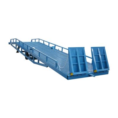 China Garment Shops 8T/10T/12T/15T/20T Hydraulic Mobile Truck Dock Ramp Container Loading And Unloading Ramps Truck Yard Dock for sale