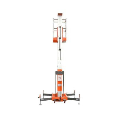 China Cheaper high quality portable aerial work platform 150kg aerial work 6m maintenance man lift man lifts on sale for sale