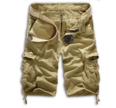 China Anti-Wrinkle Wholesale Mens Shorts Pants Loose Casual Multi Pocket Camouflage Jogger Shorts for sale