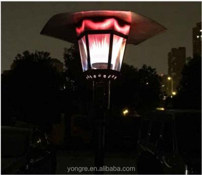 China Hexagonal Type Porcelain Outdoor Natural Gas Flame Patio Heater, LP Gas Garden Heater With Cheap Price YR-103 for sale