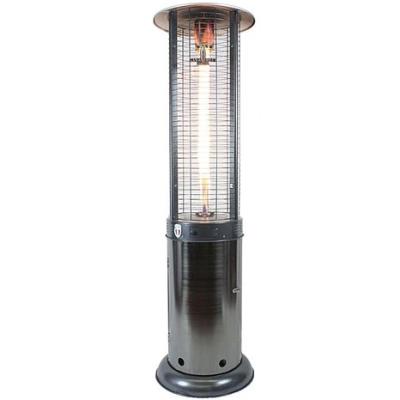 China Heavy Duty Stored Premium Quality Propane BBQ Area Gas Heater With Decor Flame for sale