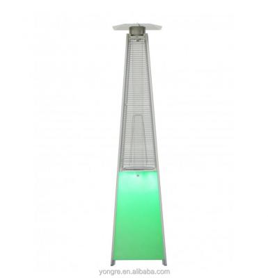 China Stocked Outdoor LED Gas Pyramid Patio Heater For Party for sale