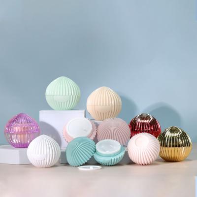 China 50g Plastic Cosmetic Jars Customized Facial Cream Jars Sphere Shape Plastic Type ABS for sale