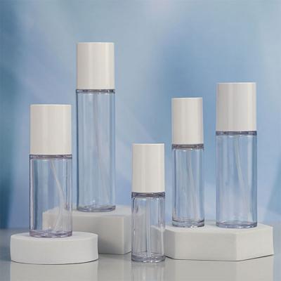 China Luxury PETG Bottle 50ml 100ml 150ml Plastic Lotion Pump Bottles With Cap for sale