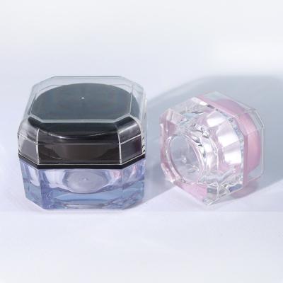 China Customized Polypropylene Plastic Jars 8g 18g Face Cream Cosmetic Jar for sale