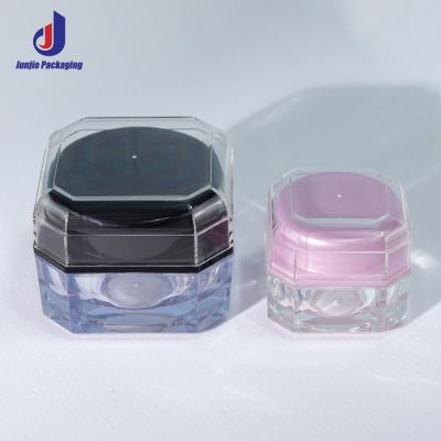 China Customized Polypropylene Plastic Jars 8g 18g Face Cream Cosmetic Jar for sale