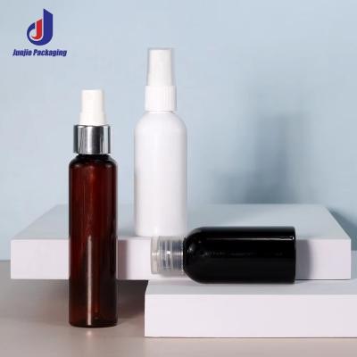 China Plastic Brown Dropper Bottle 50ml 60ml PET Lotion Bottle For Cream for sale