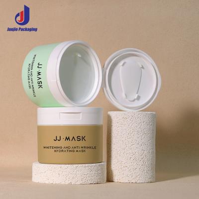 China 200/250ML Cylinder Luxury Plastic Jars for Cosmetics Cream Lotion Face Cream Wax Industrial Cosmetic for sale