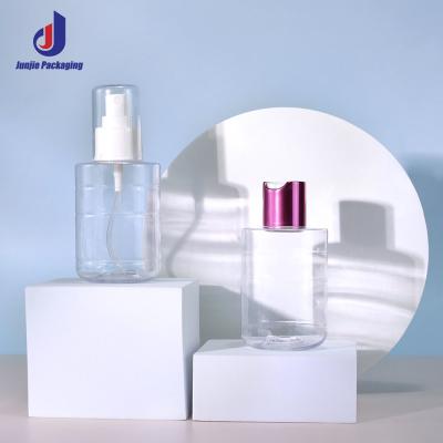 China 30ml 50ml 100ml PET Spray Bottle Luxury Glass Refillable Perfume Bottle With Wooden Cap for sale