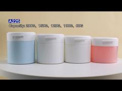 100g 120g Custom Cosmetic Jar Empty Plastic Jars With Lids And Plastic Cap