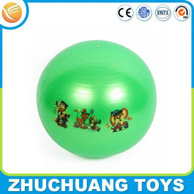 China 65cm wholesale pvc inflatable body ball,exercise ball logo printing for sale