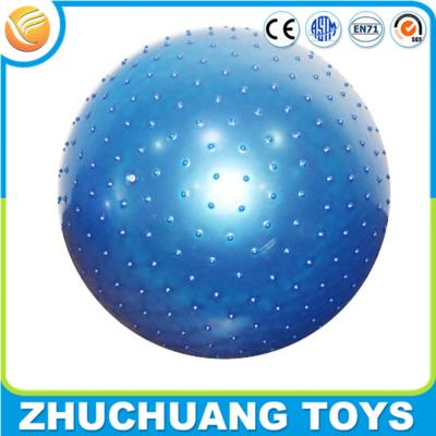 China 85cm explosion-proof pvc inflatable spiky yoga massage ball for sale