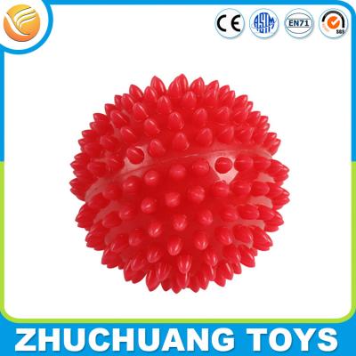 China 2015 hot sale pvc hard small hand spiky massage ball for sale