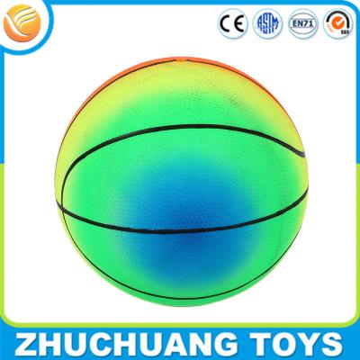 China custom wholesale bulk pvc kids toys colorful basketball ball for sale