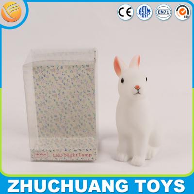 China LED light chear rabbit piggy banks with no hole for sale