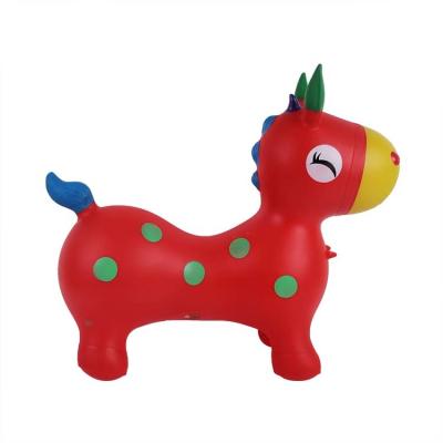 China Middle size inflatable animal toys jumping donkey for sale