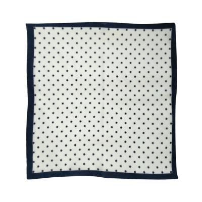 China Packing/main sportswear/out door activities Taicang Yongsheng white spot wholesale pure cotton Bandana in stock for sale