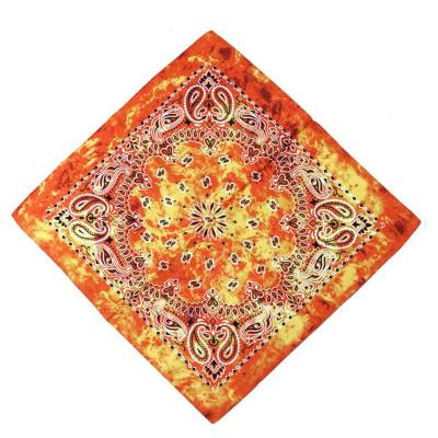 China Manufacturer Custom Paisley Cotton Multifunctional Square Used Professional Bandana for sale