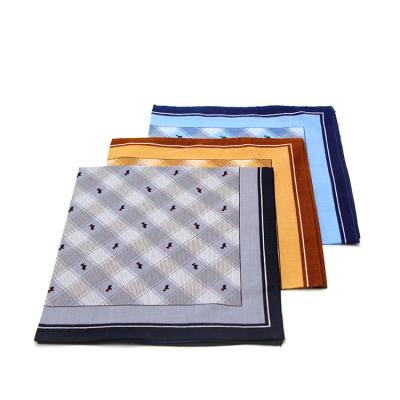 China Soft Chinese Manufacturers Custom Design Pure Cotton Printed Handkerchief for sale