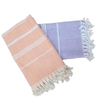 China Peshtemal Terry Back Turkish Bath Fouta Large QUICK DRY Striped Towel for sale