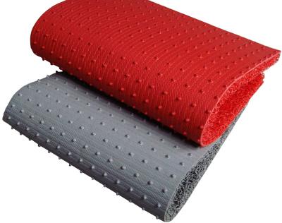 China Anti Slip PVC/Plastic PVC Coil Car Floor Mat In Roll With Spike Backing for sale