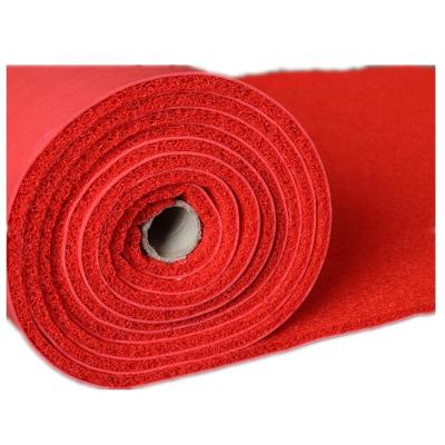 China Durable Boat Coil Pvc Velvet Grade Rubber Flooring Mat Adhesive-protective Noodle for sale