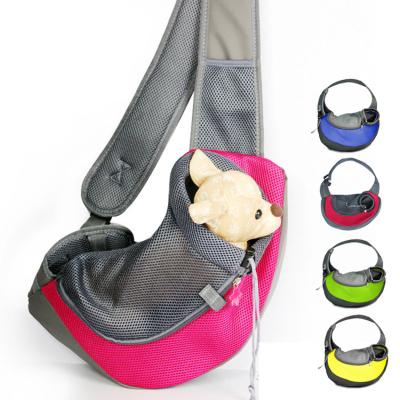 China Foldable Waterproof Pet Purse Bag Portable Dog Cat One-Shoulder Carrier For Cat And Small Dog P004 for sale