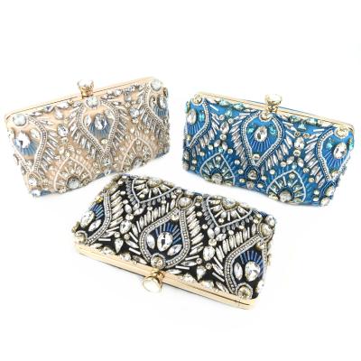 China Fashion Rhinestone Banquet Dinner Party Dress Handbag Luxury Ladies Designer Handbags For Women for sale