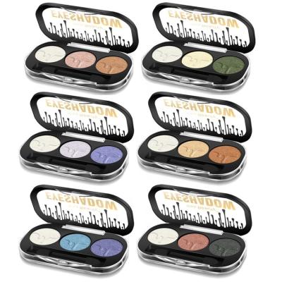 China Waterproof Private Label Makeup Dye Wholesale Makeup Supplies High Glitter Eyeshadow Palette for sale