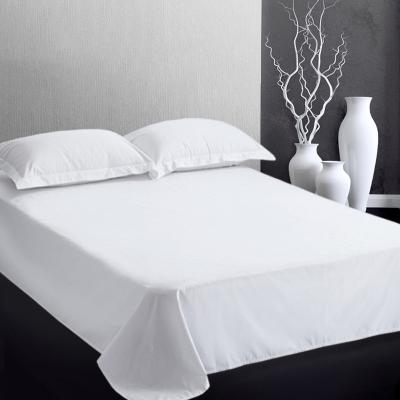 China Disposable Custom Hotel Luxury Bed Sheets Set Comfortable Soft King Size Hotel Grade Cotton Bed Sheet for sale