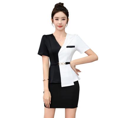 China Top+skirt/pants Bespoke Ktv Spa Massage Club Hotel Waitress Uniforms Comfort Hotel Modern Uniform Modern Reception Uniform for sale