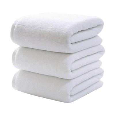 China Hypoallergenic Luxury White Bath Towel Terry Small Logo Cotton Hotel Jacquard Bathroom Spa Towels Set For Bathroom for sale