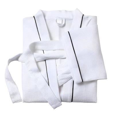 China Luxury Thick Cotton Waffle Hotel Bathrobe QUICK DRY Cotton Hotel Bathrobe for Man and Woman for sale